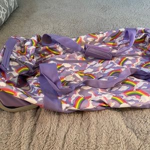 Large rolling pottery barn kids duffel bag